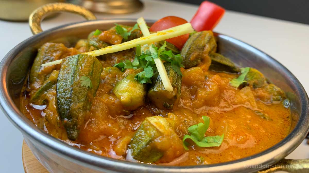 Bhindi Masala, Indischen veganen Gerichte